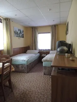 Ein Bett oder Betten in einem Zimmer der Unterkunft Ferienwohnung Nr. 2 