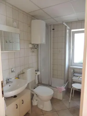 Ein Badezimmer in der Unterkunft Ferienwohnung Nr. 2 