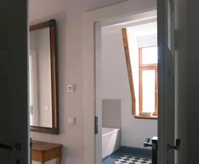Grundriss der Unterkunft Zentrumsnahe Ferienwohnung 