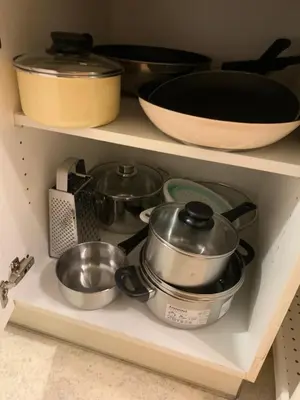 Küche/Küchenzeile in der Unterkunft Gablenz - Apartments - ideal für bis zu 5 Pers