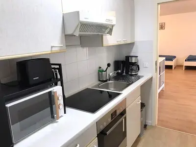 Küche/Küchenzeile in der Unterkunft Apartment in Meißen near Dresden