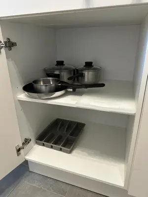 Küche/Küchenzeile in der Unterkunft Linda Ninh Apartment
