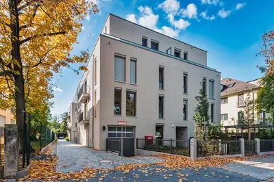 Das Gebäude in dem sich die Ferienwohnung befindet