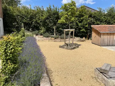 Ein Garten an der Unterkunft LandQuartier - La Primera