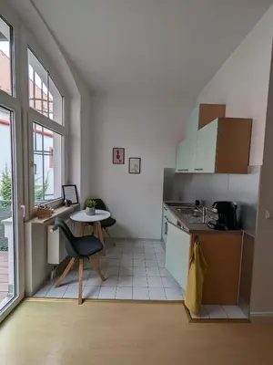 Küche/Küchenzeile in der Unterkunft Appartement Napoleon