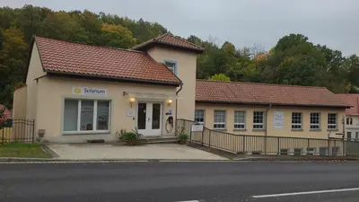 Das Gebäude in dem sich die Pension befindet