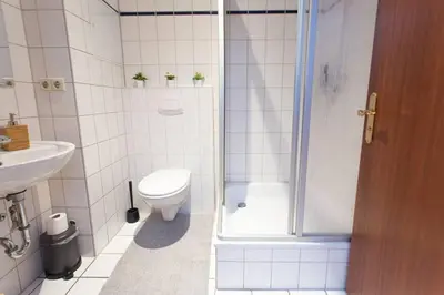 Ein Badezimmer in der Unterkunft Pretty Home Wild West Zentrum