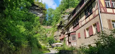 Naturlandschaft in der Nähe der Ferienwohnung