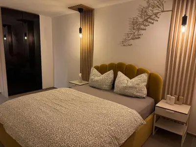 Ein Bett oder Betten in einem Zimmer der Unterkunft Traumhafte Nächte, unvergesslich