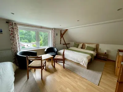 Ein Bett oder Betten in einem Zimmer der Unterkunft Ferienhaus-Elisabeth Bungalow-Tom Bungalow-Peter