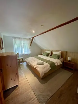 Ein Bett oder Betten in einem Zimmer der Unterkunft Ferienhaus-Elisabeth Bungalow-Tom Bungalow-Peter