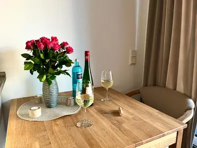 Getränke in der Unterkunft City-Apartment im Herzen der Dresdner Altstadt