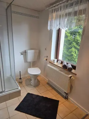 Ein Badezimmer in der Unterkunft Waitzdorfer Landhaus Pieper