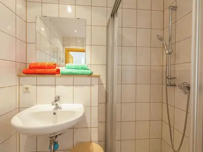 Ein Badezimmer in der Unterkunft Gemütliches Ferienhaus in Sebnitz