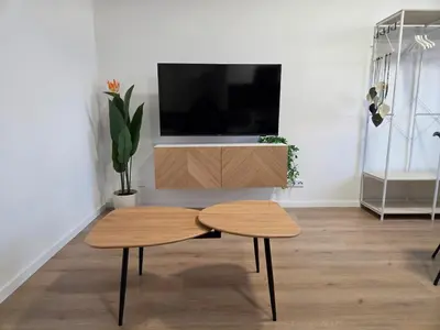 TV/Unterhaltungsangebot in der Unterkunft Apartment Sol Chemnitz - Keyless Access, Parking, Home Office