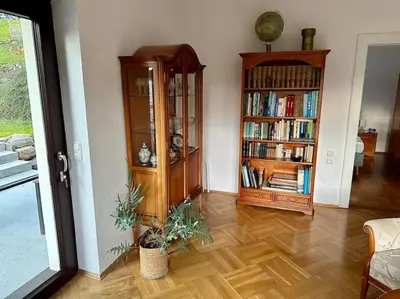 Die Bibliothek in der Ferienwohnung