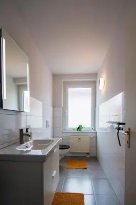 Ein Badezimmer in der Unterkunft AHa 35