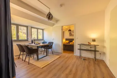 Grundriss der Unterkunft Pirna City Apartment - 4 Personen, WLAN, Waschmaschine