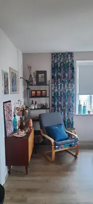 Ein Sitzbereich in der Unterkunft Ferienwohnung 60 qm