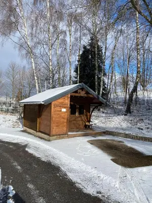 Ferienwohnung am Miriquidi im Winter