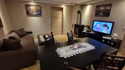 TV/Unterhaltungsangebot in der Unterkunft Ferienwohnung Rinno