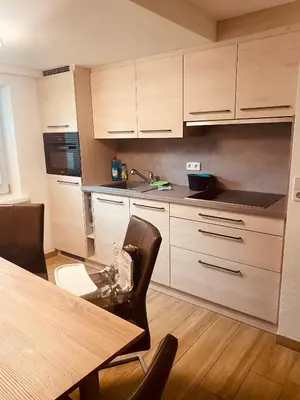 Küche/Küchenzeile in der Unterkunft Ferienhaus Lichtblick