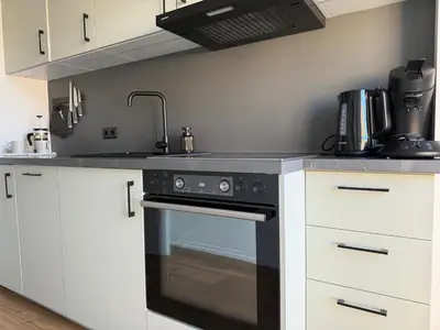 Küche/Küchenzeile in der Unterkunft Stylish 2R apartment