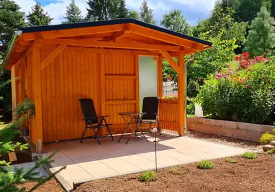Ein Garten an der Unterkunft Fewo Horn