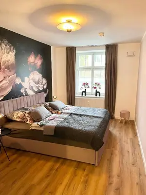 Ein Bett oder Betten in einem Zimmer der Unterkunft ANER 3 Deluxe Apartment Pepe