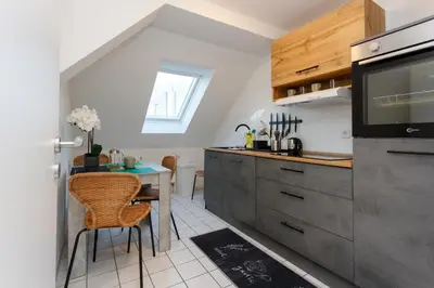 Küche/Küchenzeile in der Unterkunft Macabu Apartment Linda