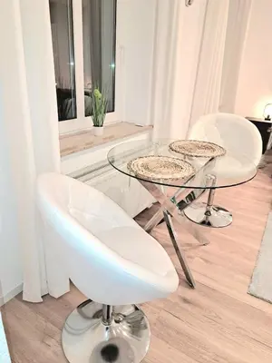 Ein Sitzbereich in der Unterkunft Enjoy Dresden Appartement