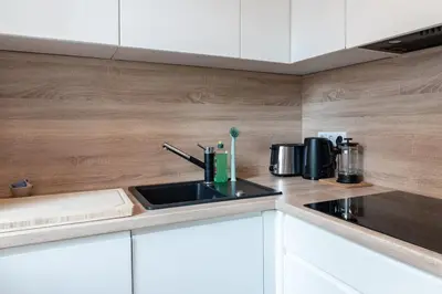 Küche/Küchenzeile in der Unterkunft Mini Apartment für 2