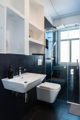 Ein Badezimmer in der Unterkunft Apartment für 2