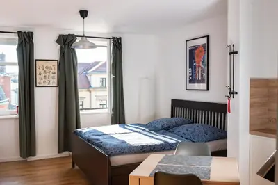 Ein Bett oder Betten in einem Zimmer der Unterkunft Apartment für 2