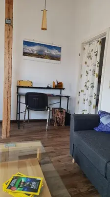 Ein Sitzbereich in der Unterkunft Villa Rennerberg