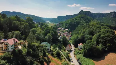 Naturlandschaft in der Nähe der Ferienwohnung