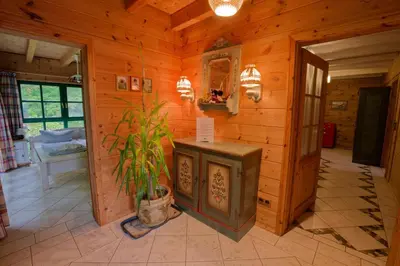 Grundriss der Unterkunft Falkenstein Hütten Haus Waldluft