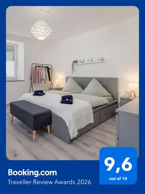 Ein Bett oder Betten in einem Zimmer der Unterkunft Erzstübl