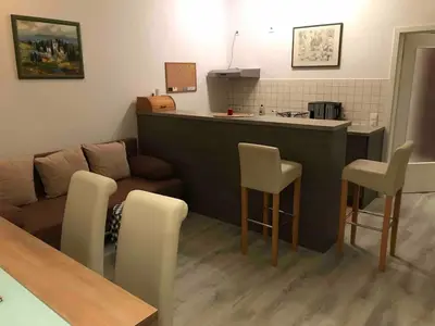 Grundriss der Unterkunft Modern apartment, Randneustadt with great connections