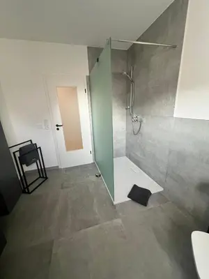 Ein Badezimmer in der Unterkunft Exklusive und moderne Ferienwohnung