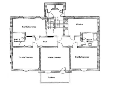 Grundriss der Unterkunft Villa Lebensart Comfortable holiday residence