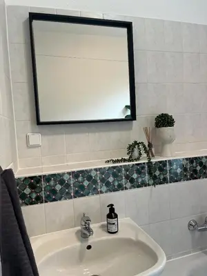 Ein Badezimmer in der Unterkunft hello&welcome Dresden City-Apartment