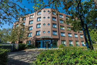 Das Gebäude in dem sich das Hostel befindet