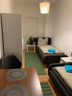 Ein Sitzbereich in der Unterkunft Gablenz - Apartment V - Top-Lage