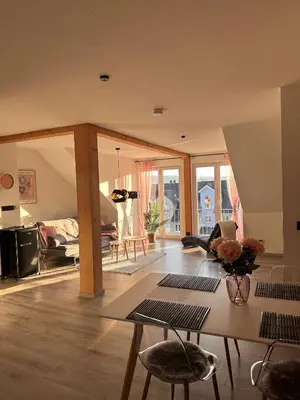 Küche/Küchenzeile in der Unterkunft Appartement ZS15