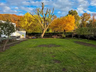 Ein Garten an der Unterkunft Villa Waldzauber