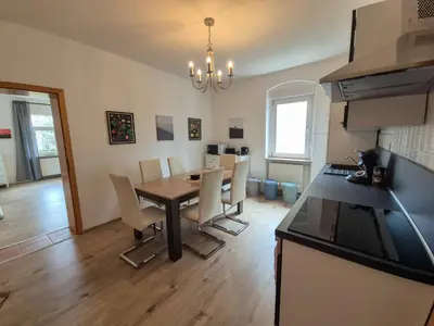 Küche/Küchenzeile in der Unterkunft Villa Waldzauber