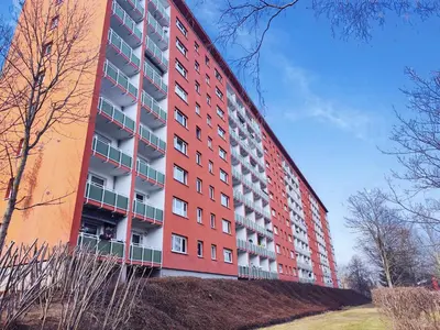 Das Gebäude in dem sich die Ferienwohnung befindet
