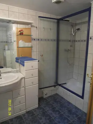Ein Badezimmer in der Unterkunft Winckler-Häuschen