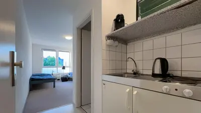 Küche/Küchenzeile in der Unterkunft Mini Apartment 02 in Mittweida